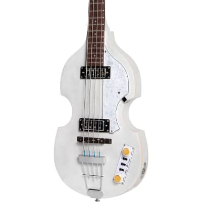 Hofner Ignition Pro Violin Bass 4 String Pearl White